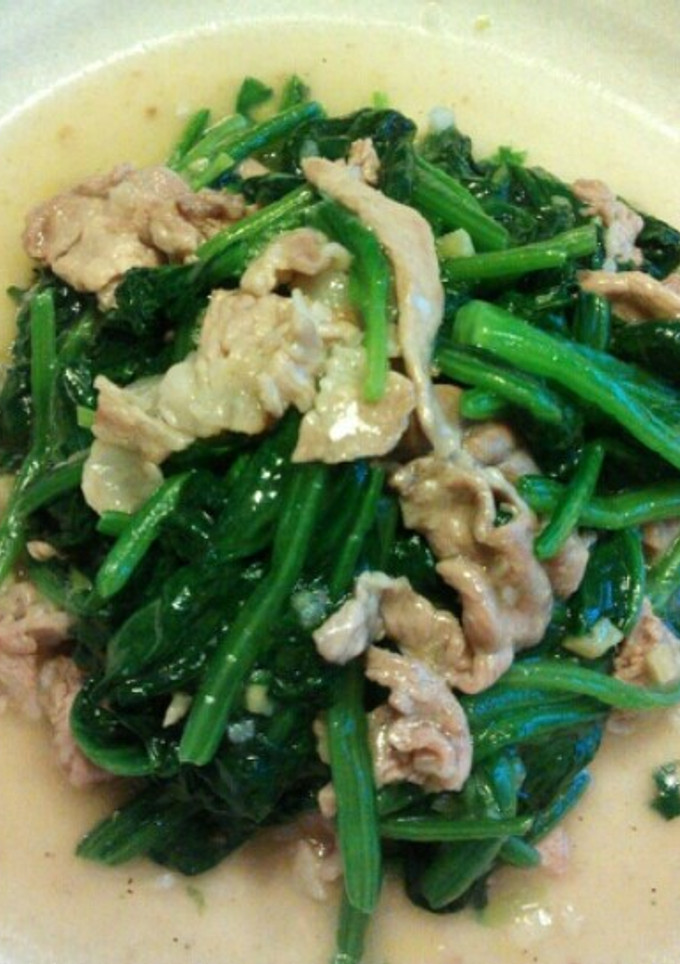 簡単 ほうれん草と豚肉の 中華風炒め-レシピのメイン写真