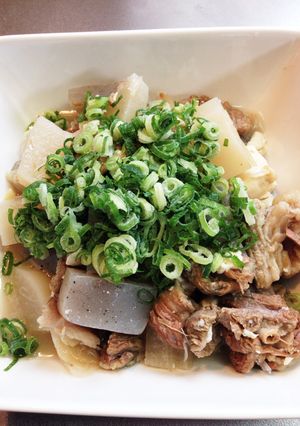 圧力鍋で牛すじの塩煮込み-レシピのメイン写真