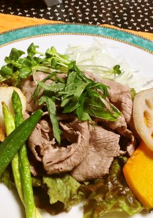 牛肉の冷しゃぶ☆夏野菜添え-レシピのメイン写真
