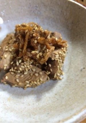 生鰹の刺身で佃煮風(無水鍋QC使用)-レシピのメイン写真