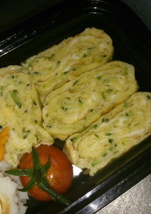 お弁当のおかず~ズッキーニの卵焼き-レシピのメイン写真
