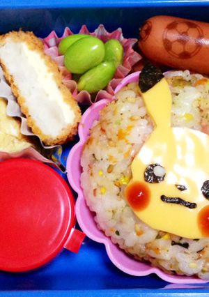 ☆キャラ弁☆〜ピカチュウ〜-レシピのメイン写真