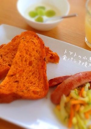 HBでトマトの水煮缶とクレソルの食パン-レシピのメイン写真