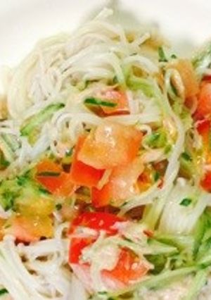 夏だから！満腹ダイエット素麺♪-レシピのメイン写真