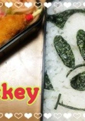 簡単！ミッキー☆キャラ弁・のり弁-レシピのメイン写真