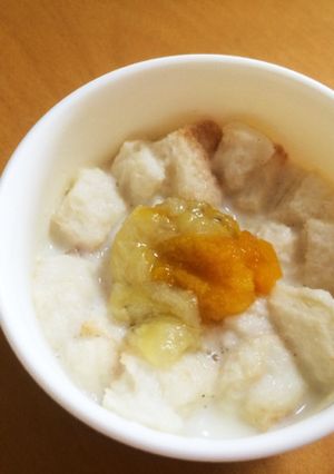 離乳食 中期 トーストパンのミルク粥-レシピのメイン写真