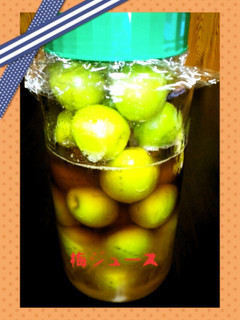 簡単♥濃厚梅ジュース-レシピのメイン写真