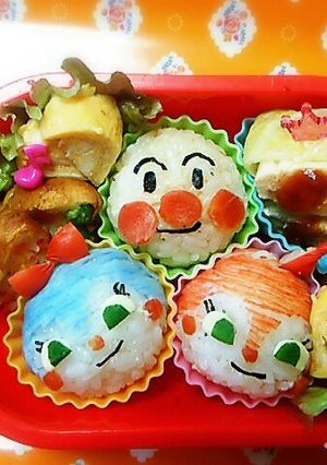 ドキンちゃんANDコキンちゃん キャラ弁-レシピのメイン写真