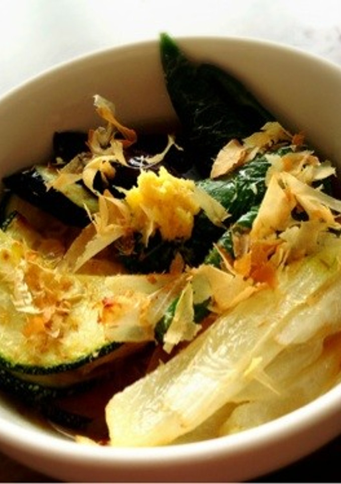 夏野菜の揚げ出し！-レシピのメイン写真
