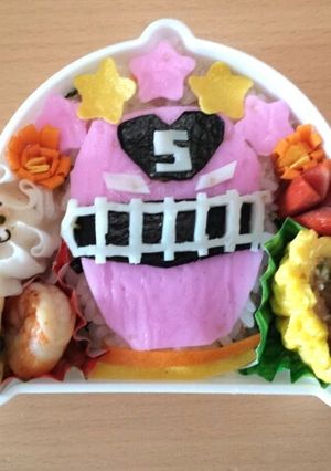 トッキュージャー5号キャラ弁-レシピのメイン写真