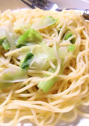 長ネギだけスパゲティ-レシピのメイン写真