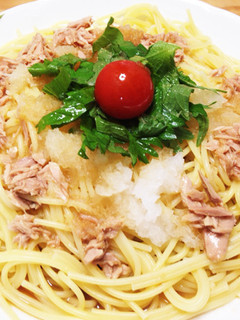 さっぱり☆おろシソ和風パスタ-レシピのメイン写真
