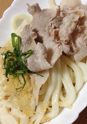 簡単冷やし肉うどん-レシピのメイン写真