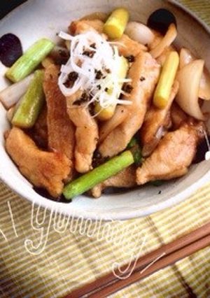 ぷりぷり★アスパラとムネ肉のポン酢炒め-レシピのメイン写真