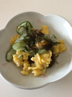 きゅうりと卵の酢の物-レシピのメイン写真