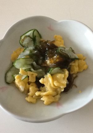 きゅうりと卵の酢の物-レシピのメイン写真