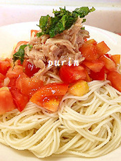 トマトと塩レモンのぶっかけそうめん-レシピのメイン写真