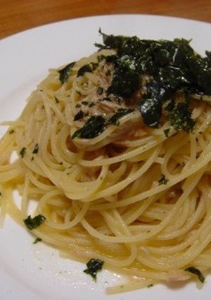 ツナとなめたけの柚子胡椒風味パスタ。-レシピのメイン写真