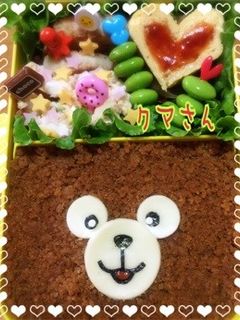 簡単!クマさん☆そぼろキャラ弁・遠足-レシピのメイン写真