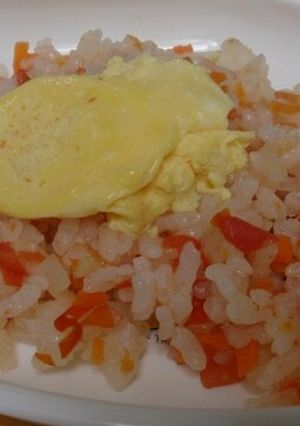 離乳食　フワフワ玉子のオムライス-レシピのメイン写真