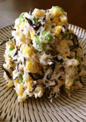 枝豆コーンとひじきのポテサラ-レシピのメイン写真