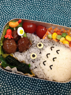 トトロ☆キャラ弁☆-レシピのメイン写真