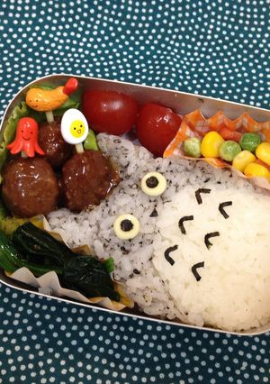 トトロ☆キャラ弁☆-レシピのメイン写真