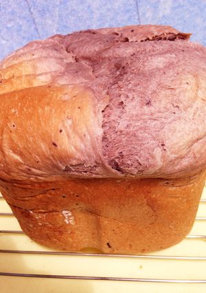 ♪ふんわり食パンを♡ブルベリージャムで♪-レシピのメイン写真
