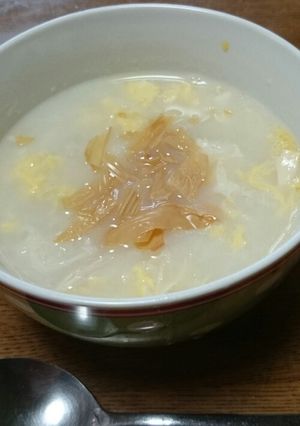 ササミと湯葉のなんちゃって中華粥-レシピのメイン写真