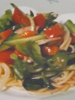 お野菜たっぷり冷製パスタ-レシピのメイン写真