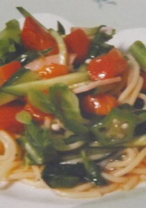 お野菜たっぷり冷製パスタ-レシピのメイン写真