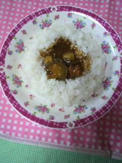 夏簡単カレー!なすとひき肉だけ-レシピのメイン写真
