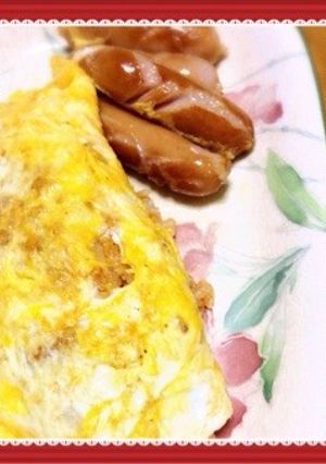 冷凍ご飯でオムライス-レシピのメイン写真