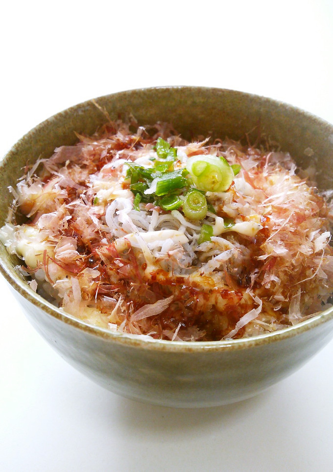 おかかマヨ醤油のとろ～り♪しらすご飯-レシピのメイン写真