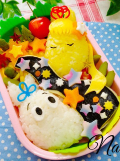キャラ弁♡ムーミン&フローレンの七夕☆-レシピのメイン写真