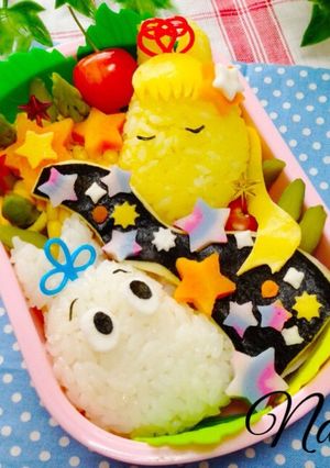 キャラ弁♡ムーミン＆フローレンの七夕☆-レシピのメイン写真