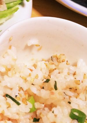 大葉とサケの混ぜご飯-レシピのメイン写真
