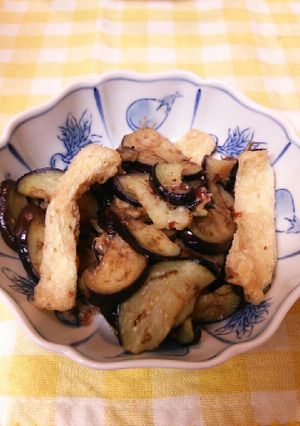 ～茄子と揚げをおかかで炒めたん～-レシピのメイン写真
