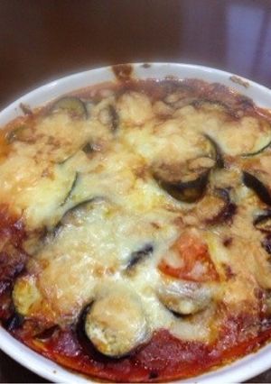 ナスとズッキーニのトマトグラタン-レシピのメイン写真