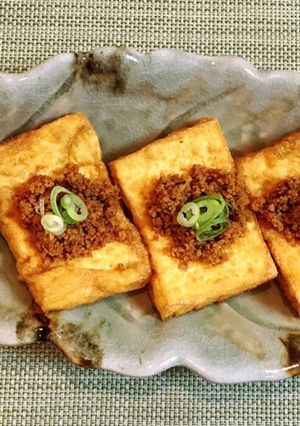 ☆簡単!厚揚げの肉みそかけ-レシピのメイン写真