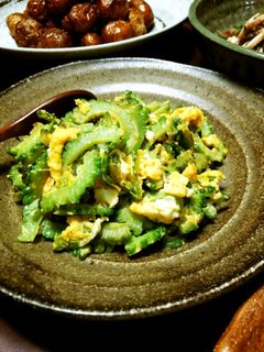 ゴーヤのシンプル卵とじ-レシピのメイン写真