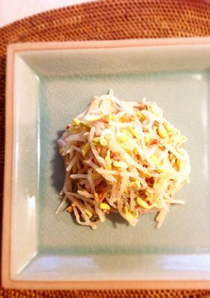美容に豆もやしのゴマナッツ和え-レシピのメイン写真