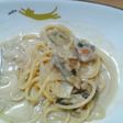 豆乳で簡単!牡蠣のクリームパスタ風