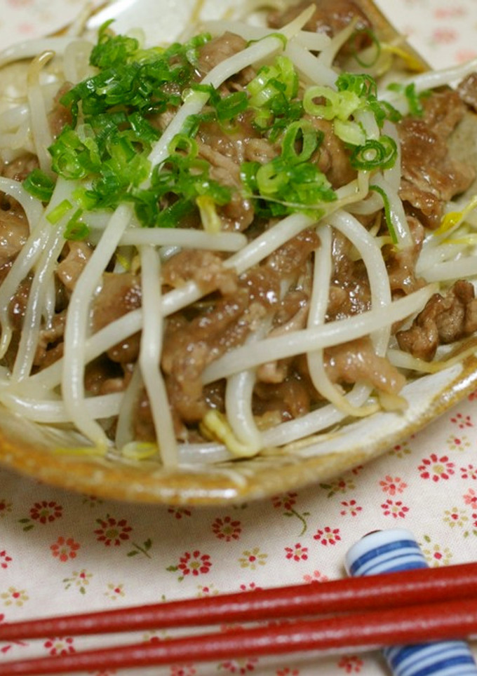 簡単！牛肉ともやしの塩コショウ炒め-レシピのメイン写真