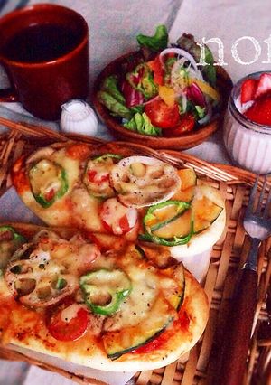 食べるまで30分!発酵なしのピザ-レシピのメイン写真