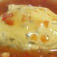 トマトあんの天津飯