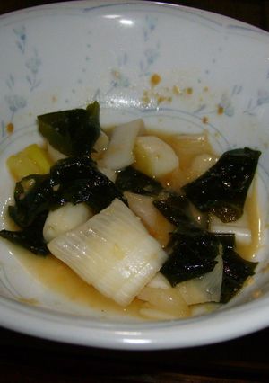 【自民紳士転向料理】ネギわかめ　ぬた-レシピのメイン写真