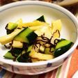 やみつききゅうり♡メンマと塩昆布和え