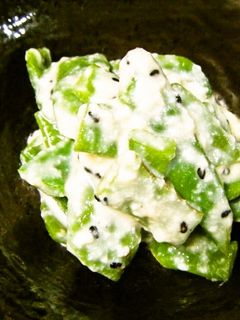 インゲン豆の白和え-レシピのメイン写真