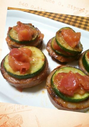 簡単！トマト・ズッキーニのおかず-レシピのメイン写真